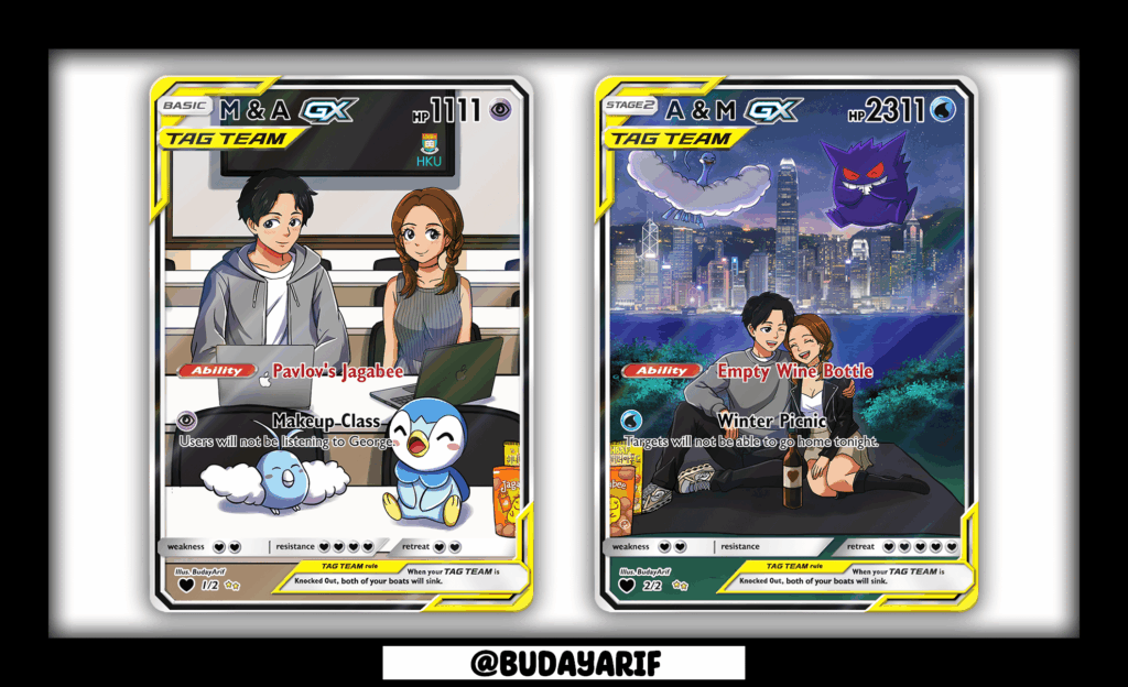 [OC] Some Pokémon Cards I Made for the upcoming Valentine’s Day