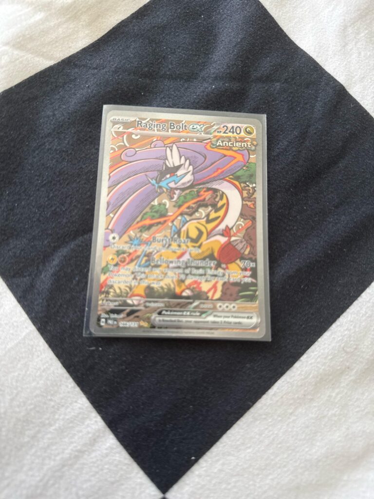 Finally pulled the Raging Bolt ex SIR! The artwork is even better in person. ✨