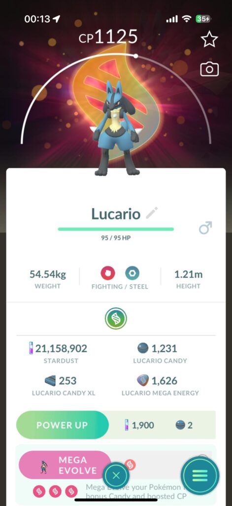 Lucario BG confirmed