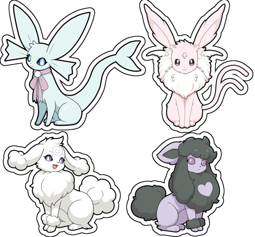 Fakemon Eeveelution Ideas (by me)