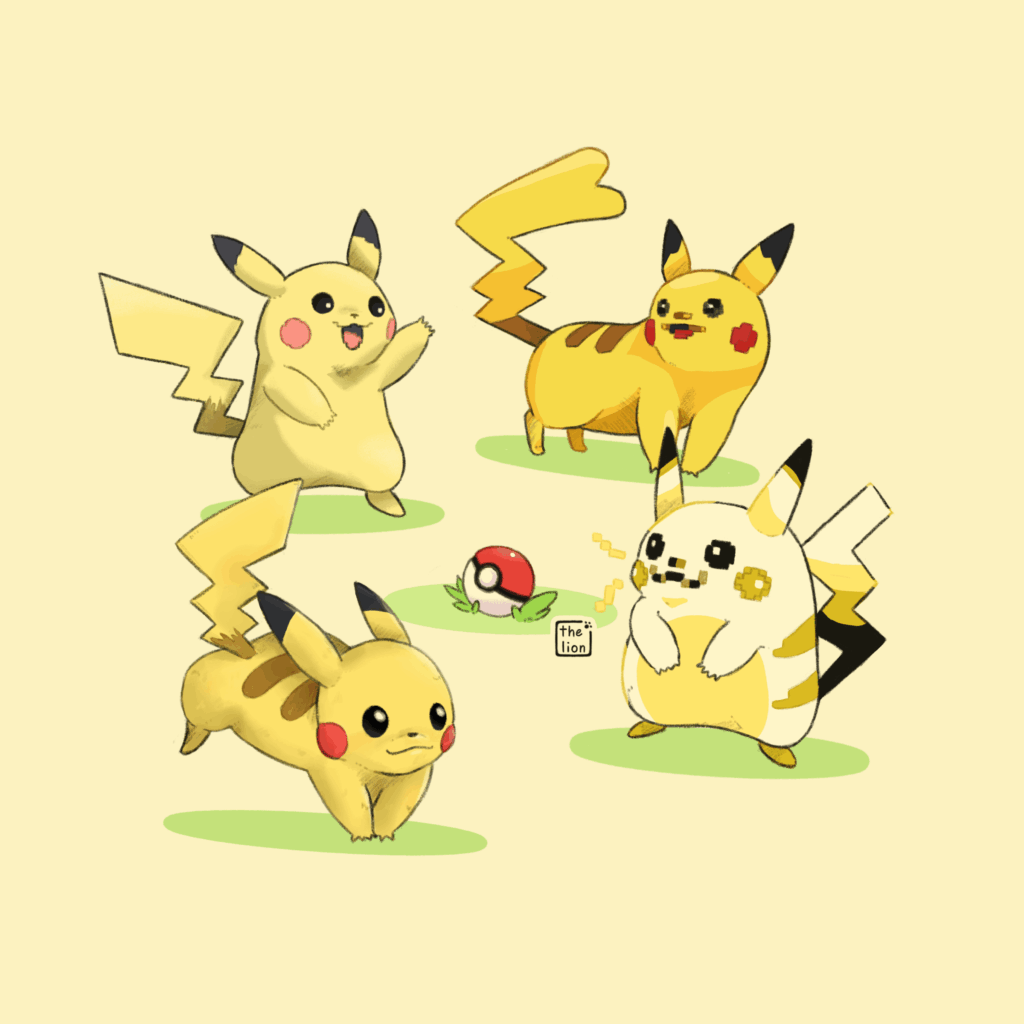 [OC] Little tribute I made to celebrate 30 years of Pokémon