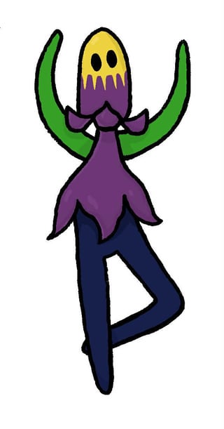 A concept I made based on belaadona flowers.