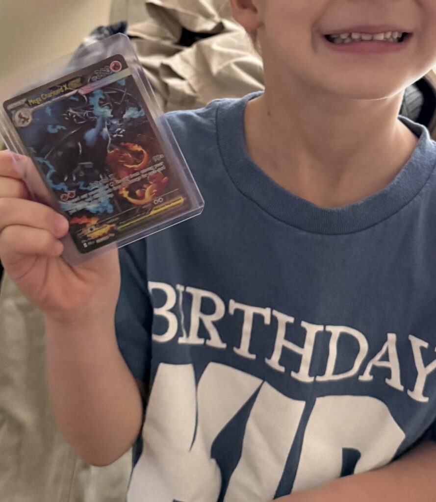 Gave my kid open a pack before school because it’s his Birthday and this is what he got!
