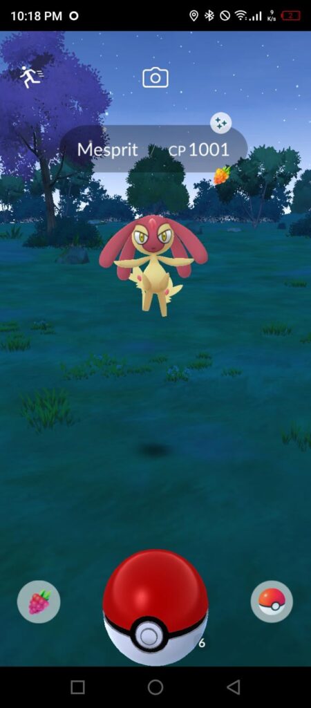 Idk what trio is this but this my first legendary shiny 😁