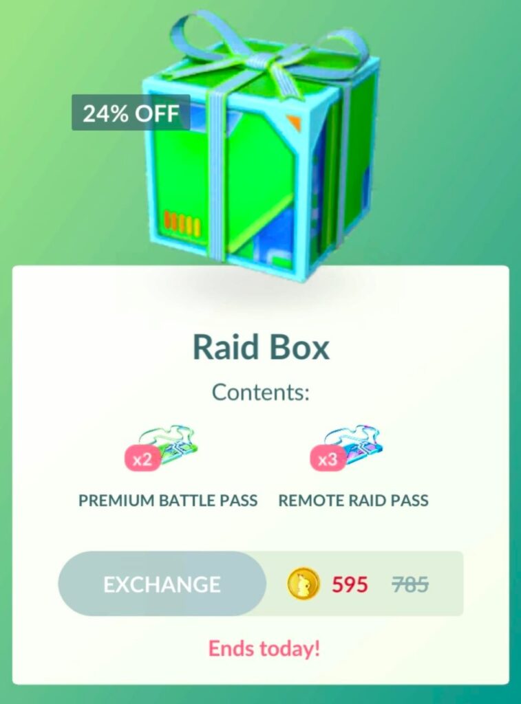 Raid Pass boxes