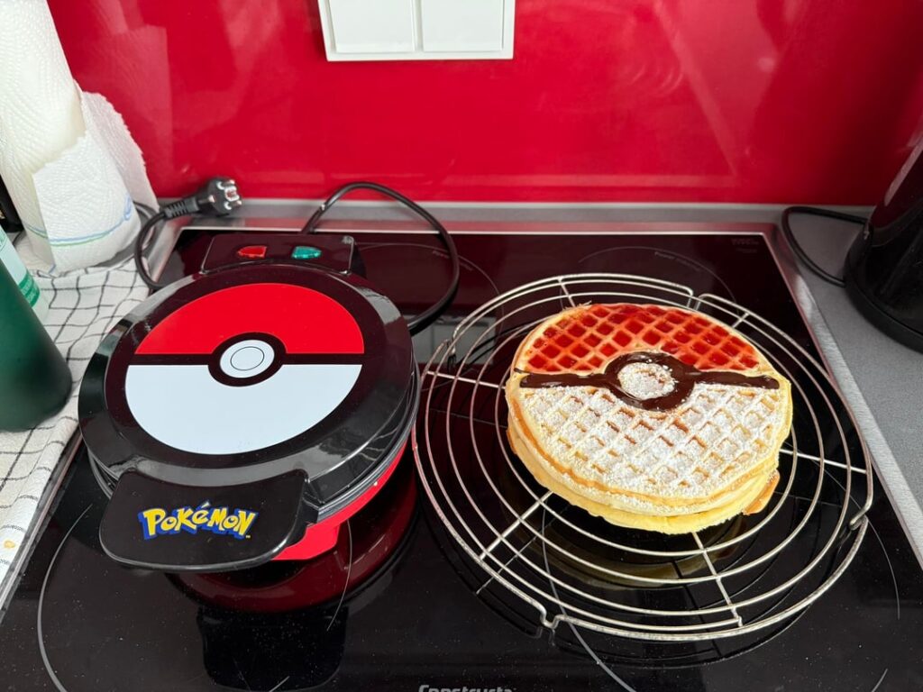 My sister gave me a poké ball waffle iron for Christmas, sooo...
