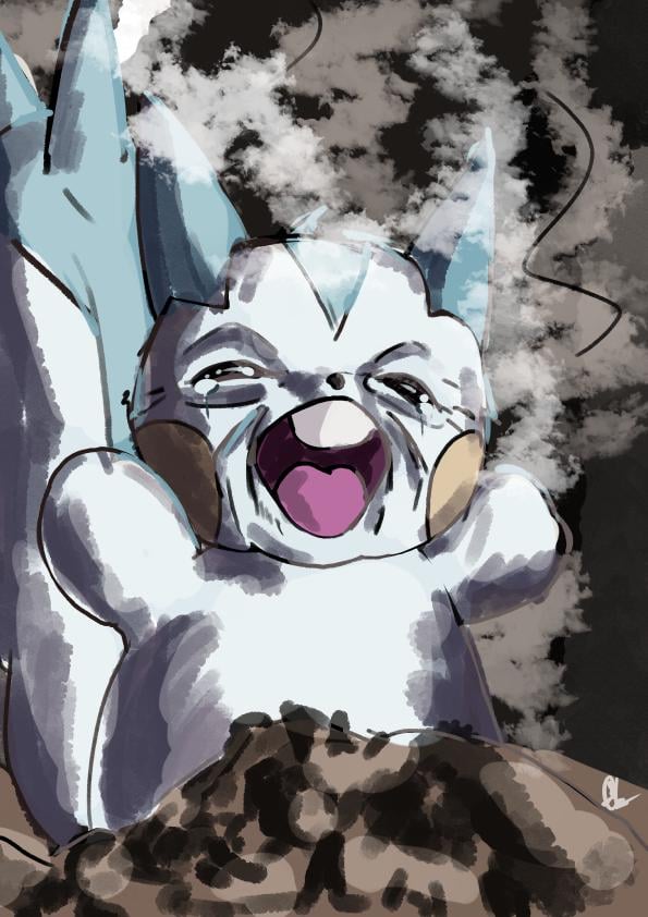 Poor Pachirisu as cannon fodder (GaboSaur)