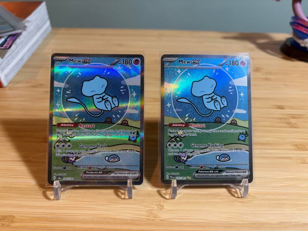 Ever wanted JP texture but still be able to read the card names? Here’s Indonesian print!