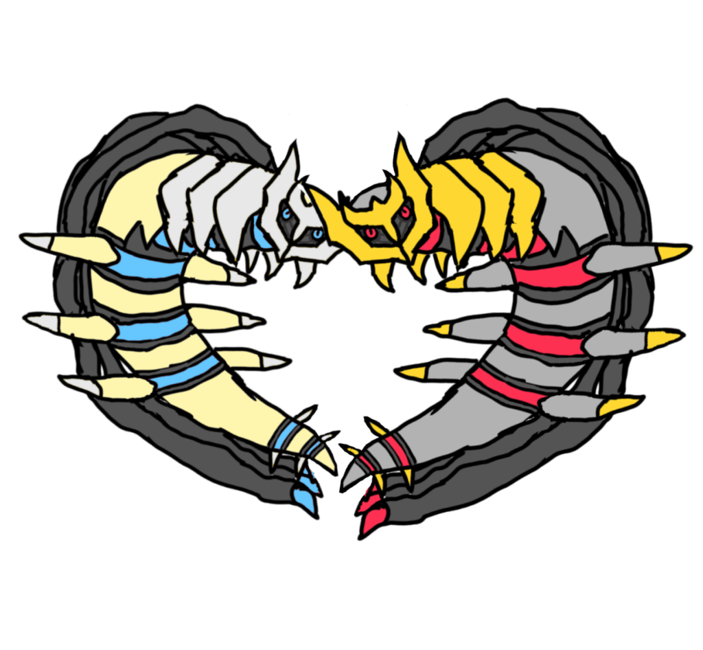 (OC) Giratina Valentine's day art ❤️