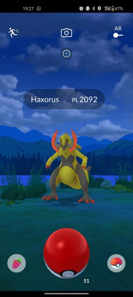 Wild Haxorus spawn in Rieti, Italy