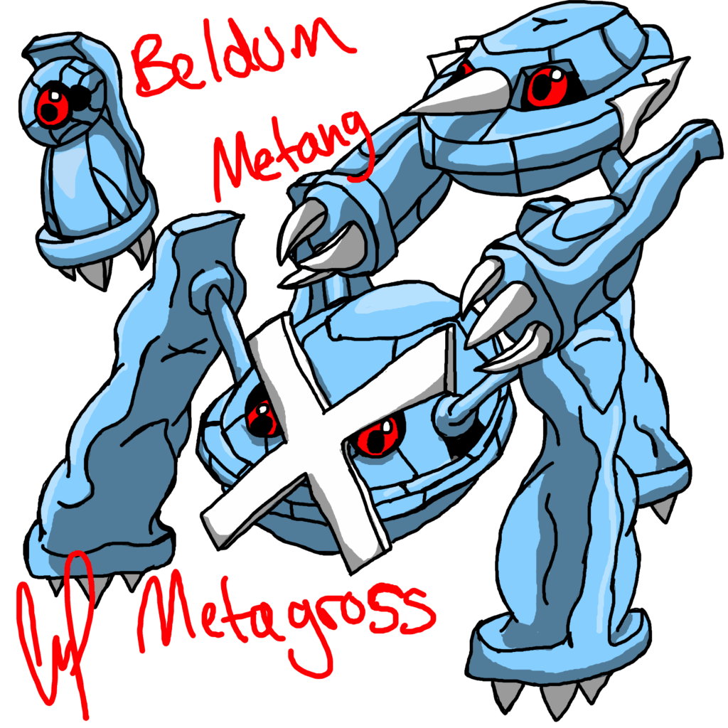 Beldum, Metang, and Metagross
