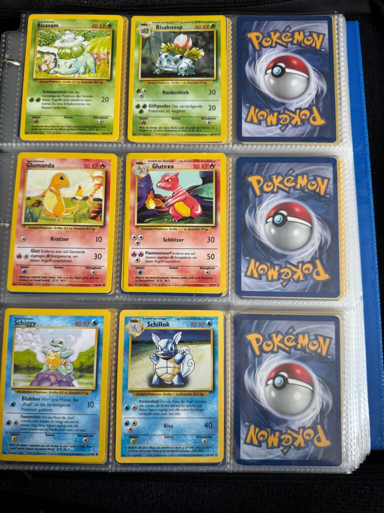 Finally organized my childhood Base Set binder - German cards hit different
