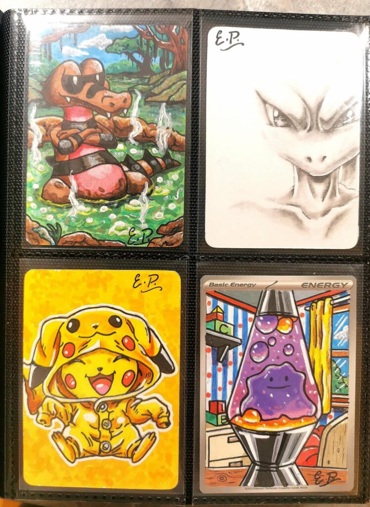 (OC) Few more pages of my art binder filled up.