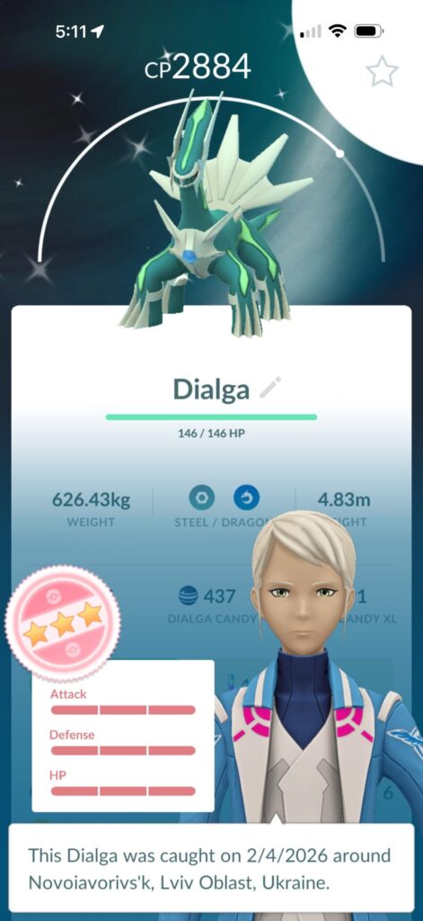 After 86,728 pokemon caught, I finally got my first genuine Shundo.