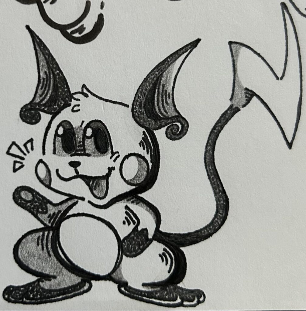 Raichu doodle!(my art)