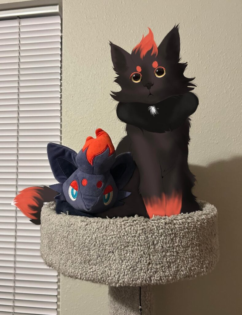 “Dis is a mockery!!!” (Plus the real pic I drew over)