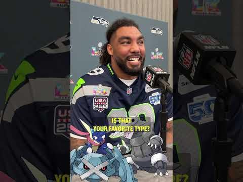 Seahawks DE Leonard Williams actually has a cracked Pokémon team