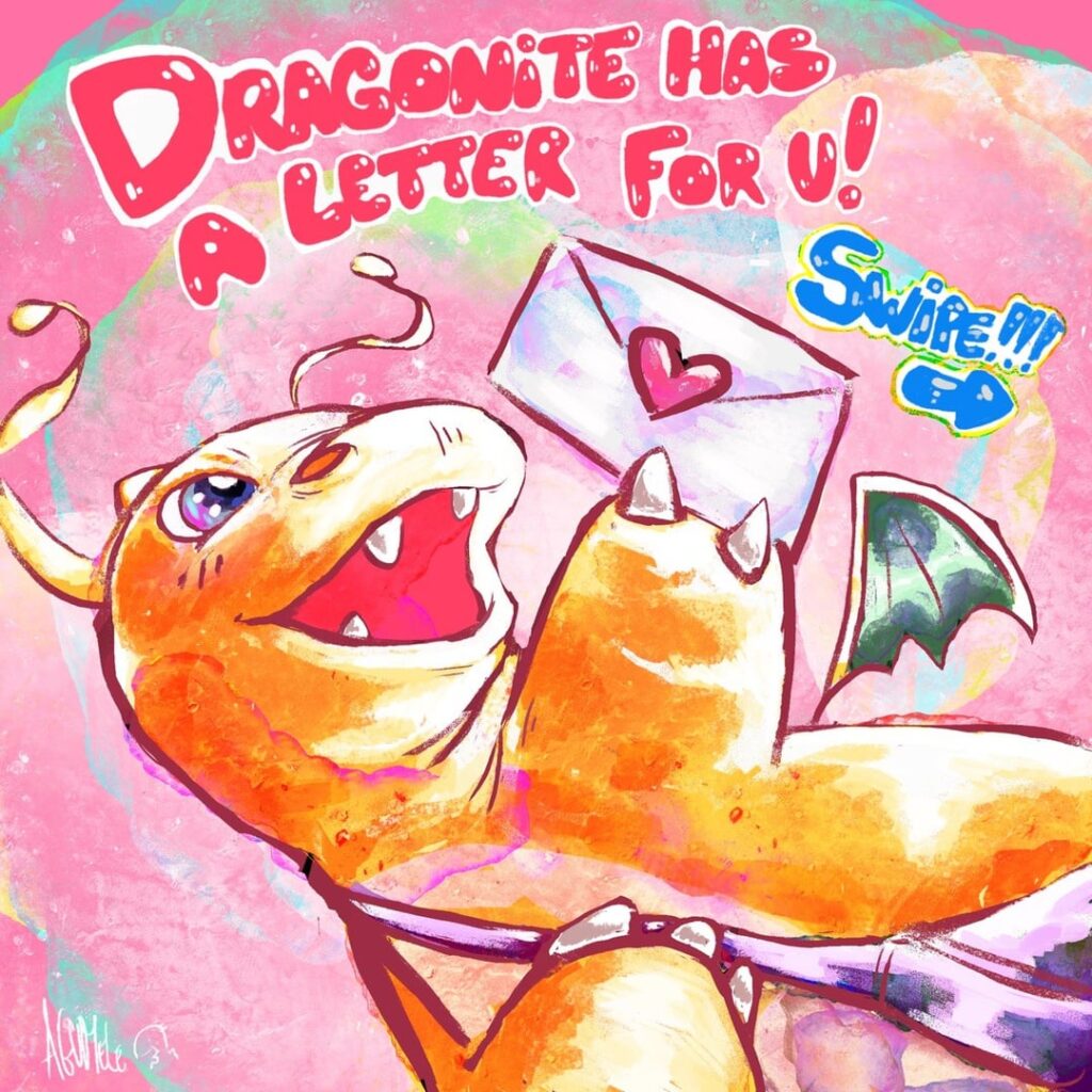 [OC] Valentine's postcards Hope to bring some Joy and love! :3