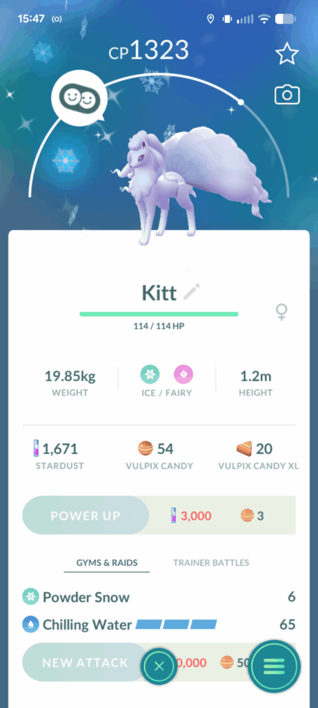 Update: Introducing Kitt the Shiny Ninetales