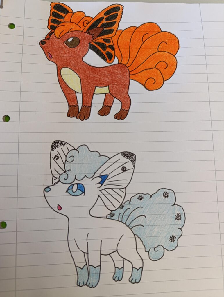 Butterfly Vulpix & Alolan Vulpix