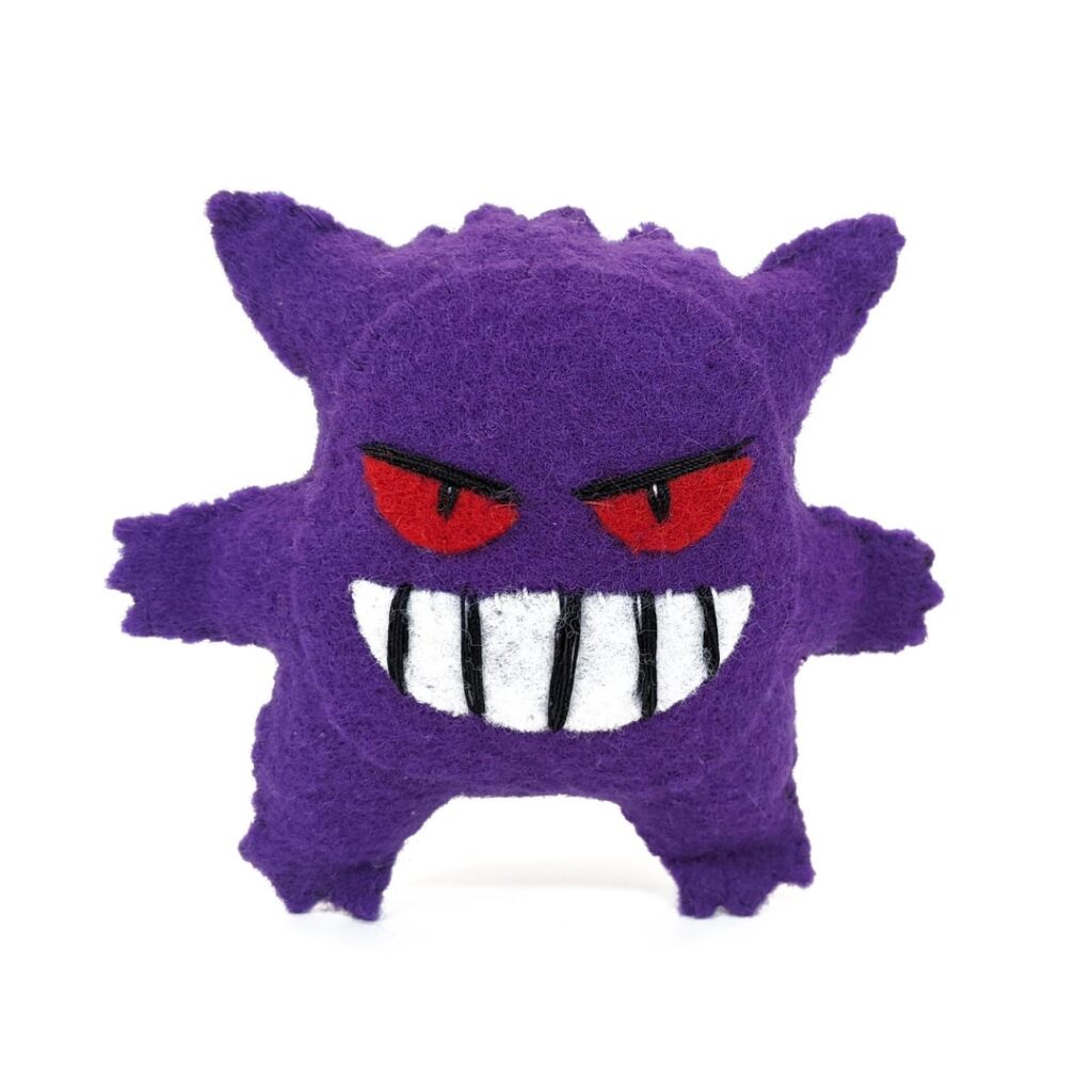 I Made A Felt Plush Pokémon: Gengar