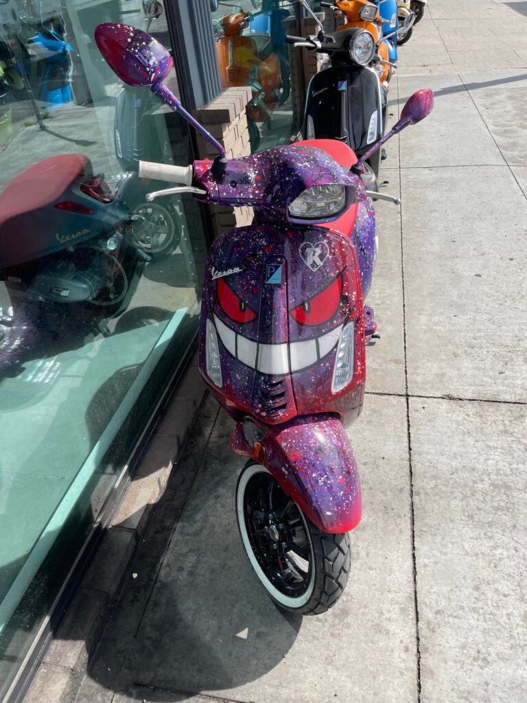 Saw this custom Vespa in the wild