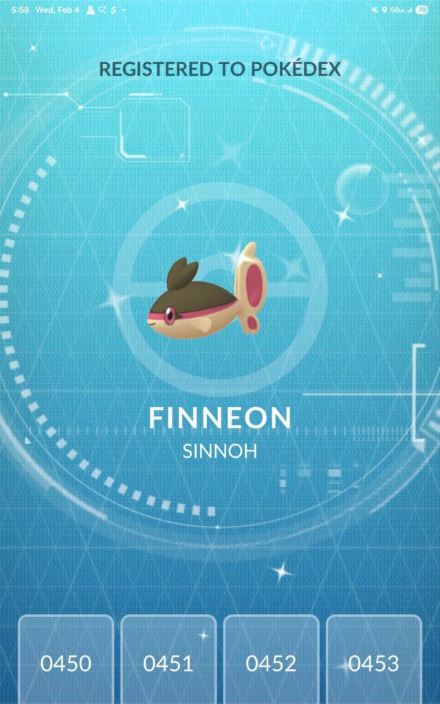 First shiny it's a fish