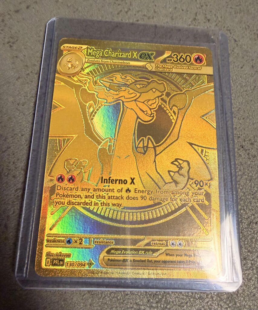 Mom opens pack for me