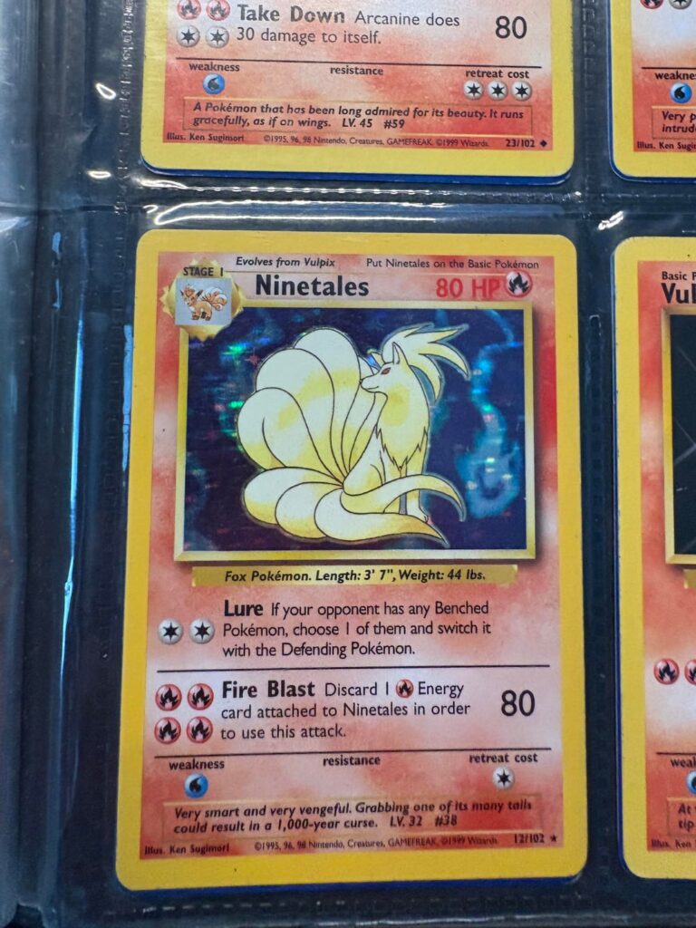Base set binder found after years