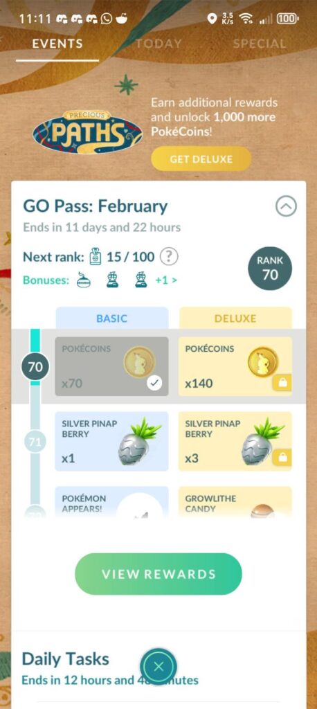 Is there any way to get bonus go pass tokens before the pass ends