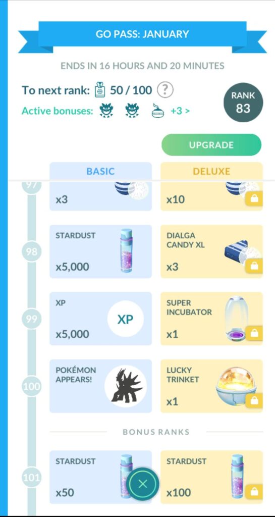 Can I still maxed the pass if I buy the deluxe go pass for the Lucky Trinket ? Current level is 83