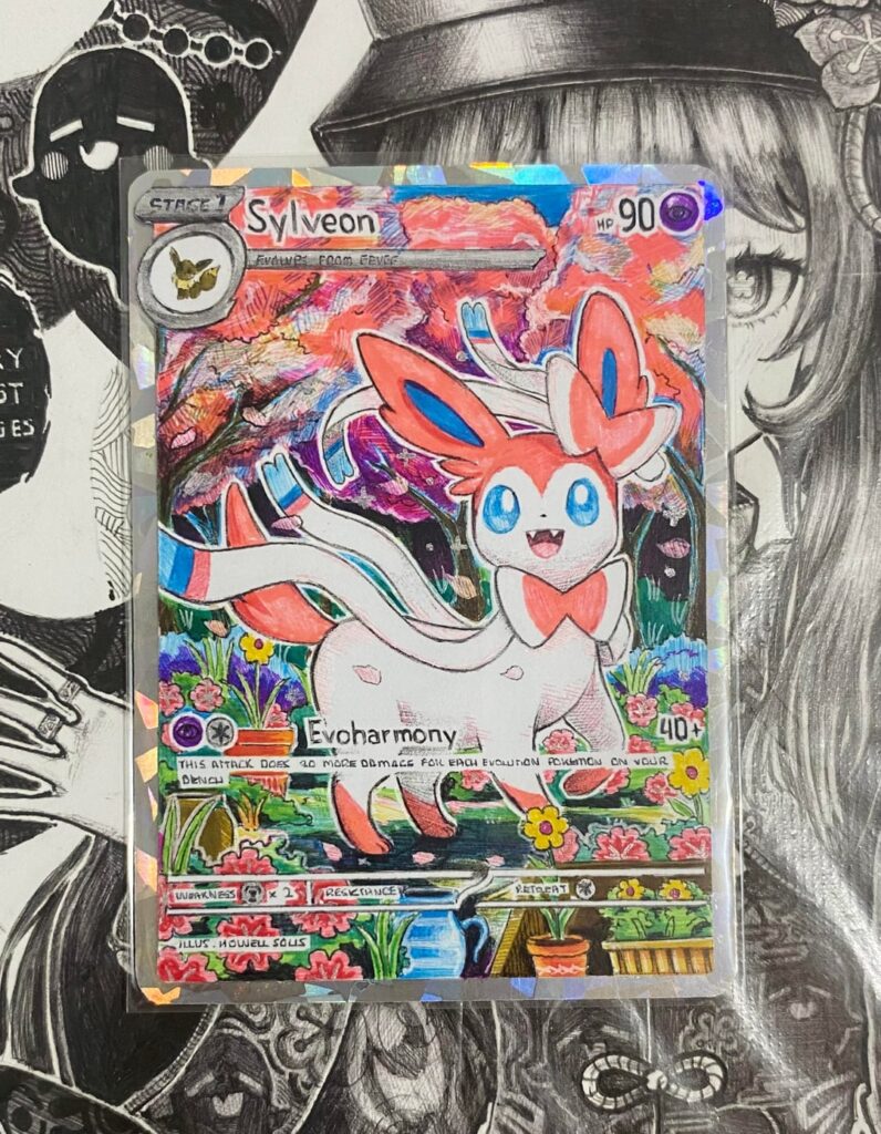 Original artwork of Eeveelution I have drawn (OC)