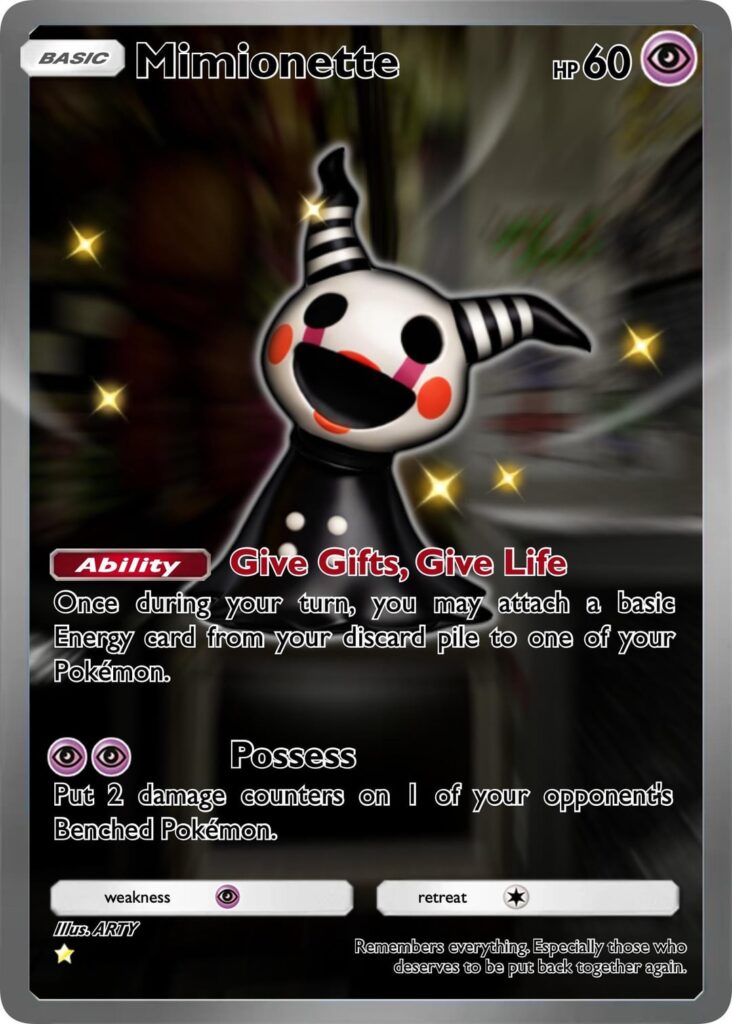 FNAF x Pokémon Cards OC