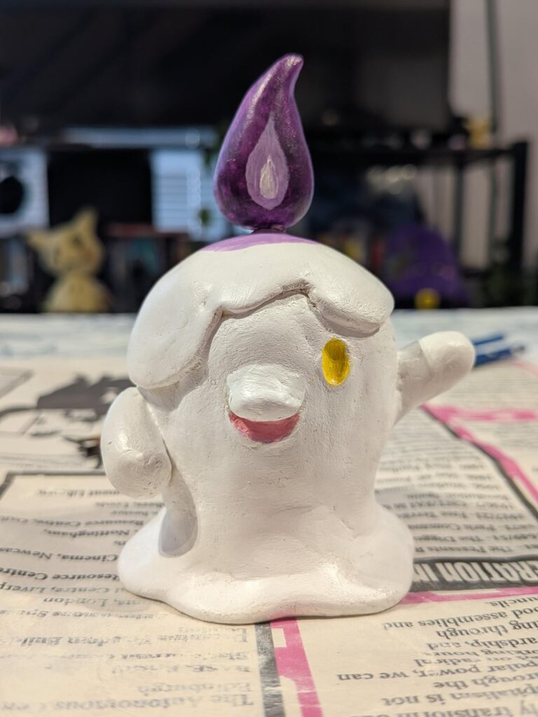 I made a little clay litwick