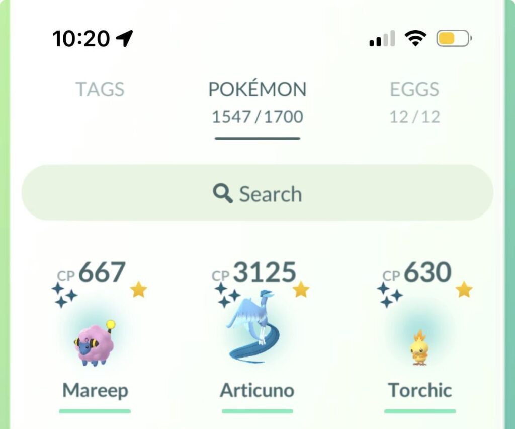 Three Shinies in 10 Minutes