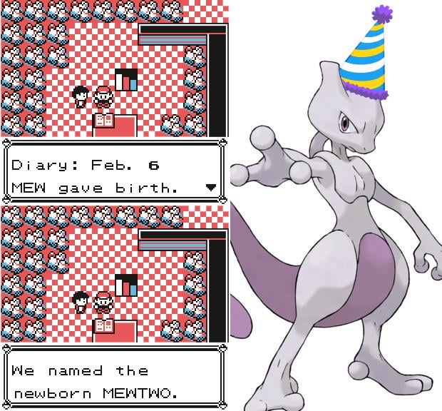 Happy Birthday to the Legendary Mewtwo!