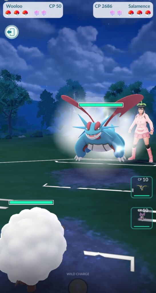 As Wooloo concentrated on where God might be, he noticed a growing glow all around him.