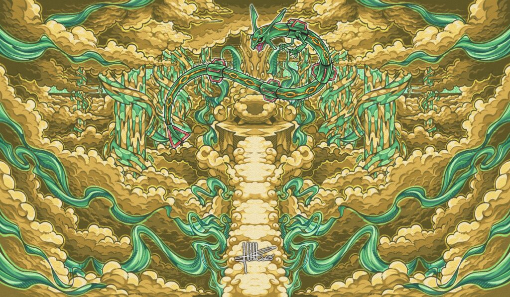 [OC] A few months ago I did my personal take of 'Stratos Lookout' from Mystery Dungeon series