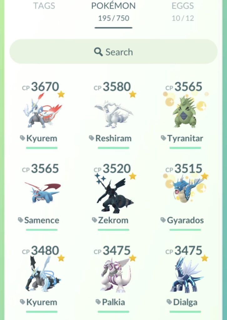 What's your BASE amount of Pokémon in your storage?