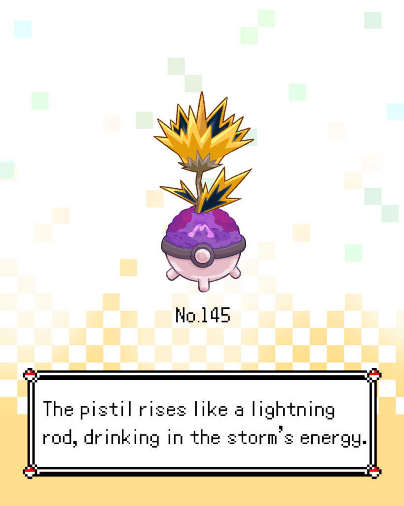[OC] PokeGarden - a new species has grown... and it's legendary!