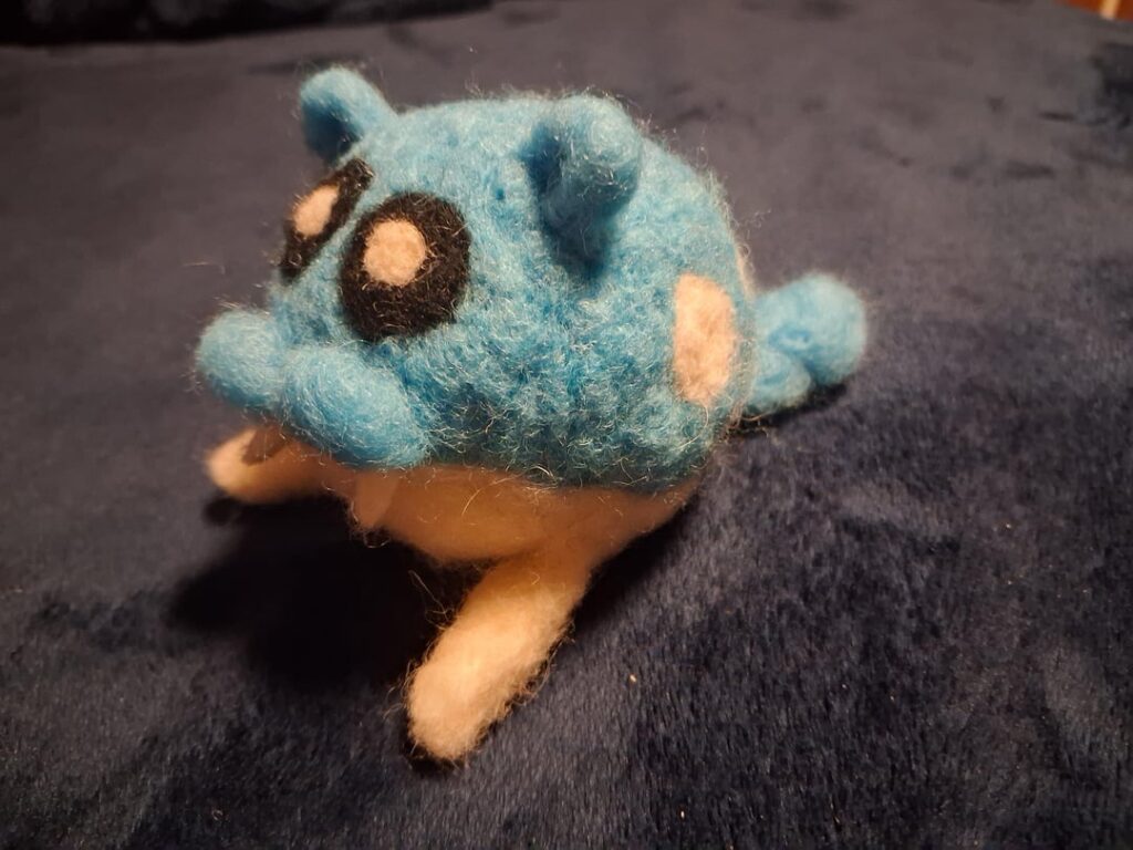 I Made Spheal! My First Attempt at Needle Felting OC