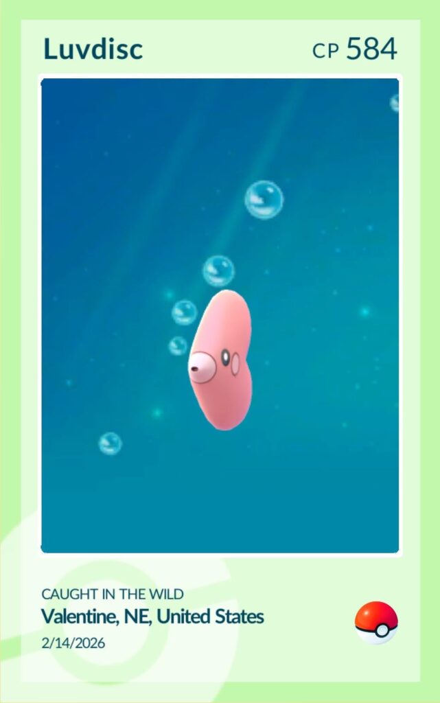 Perfect town to catch one in