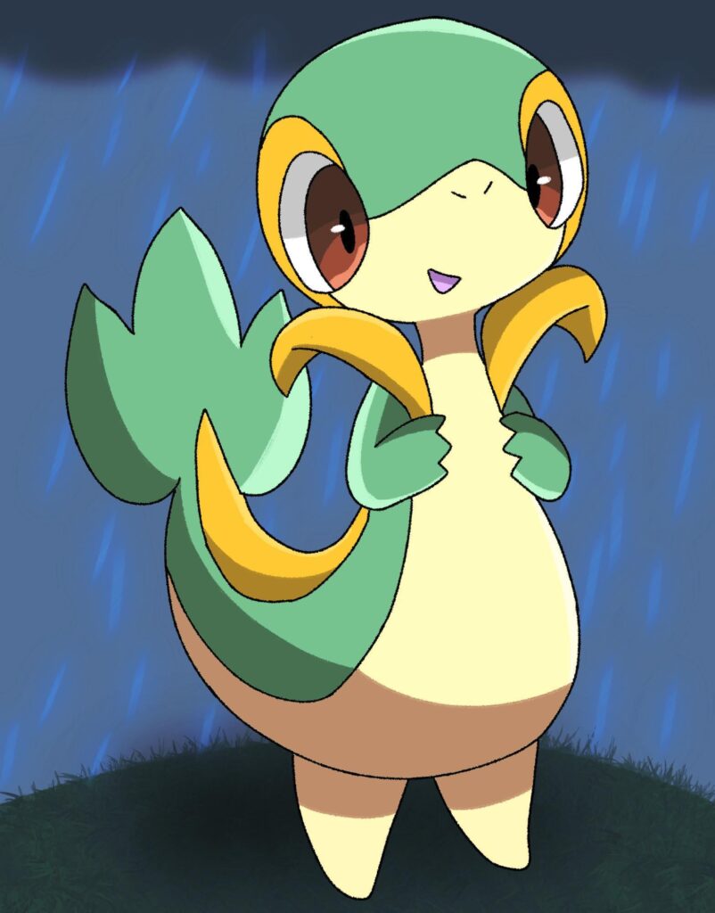 A doodle I did for snivy day