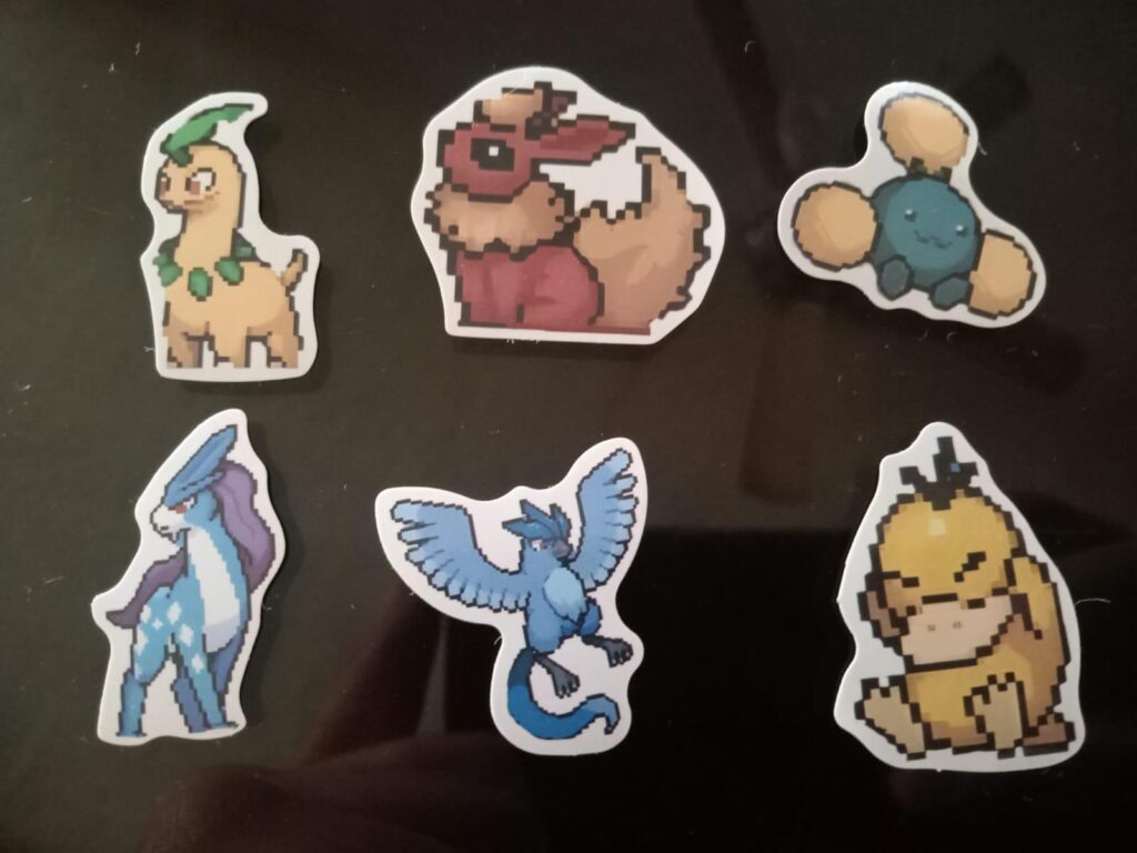 Got some stickers from my sister