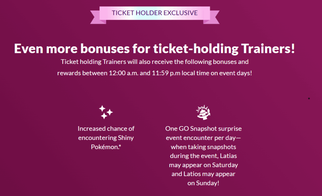 What is the shiny odds for players with Global Kalos Tour ticket?