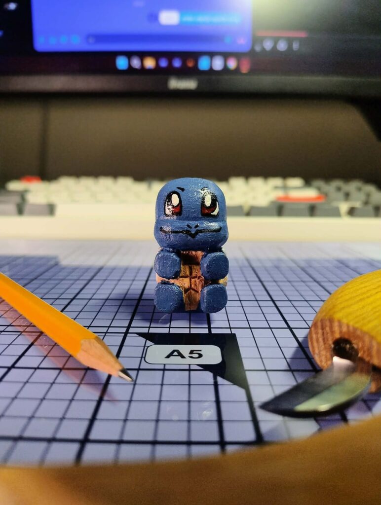 Hey, I Carved Squirtle out of Piece of Wood. Write me wich pokemon should I carve next