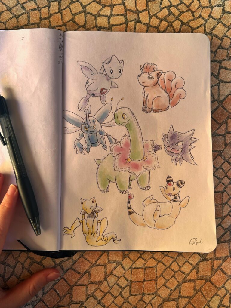 pokémon sketches to celebraré pokemon day