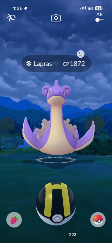 Wild shiny lapras!!