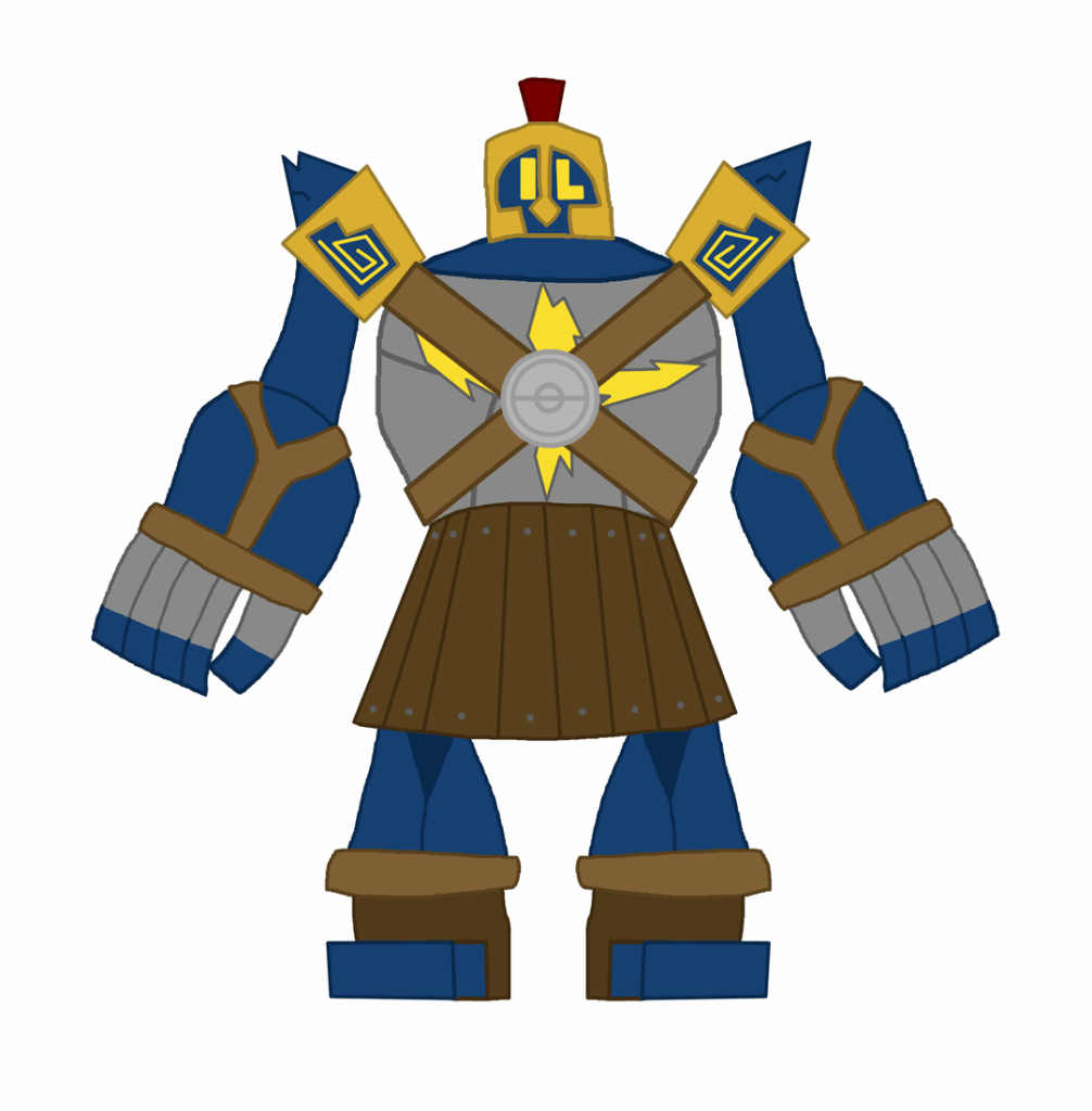 [OC] Gladiator-themed regional Golurk!