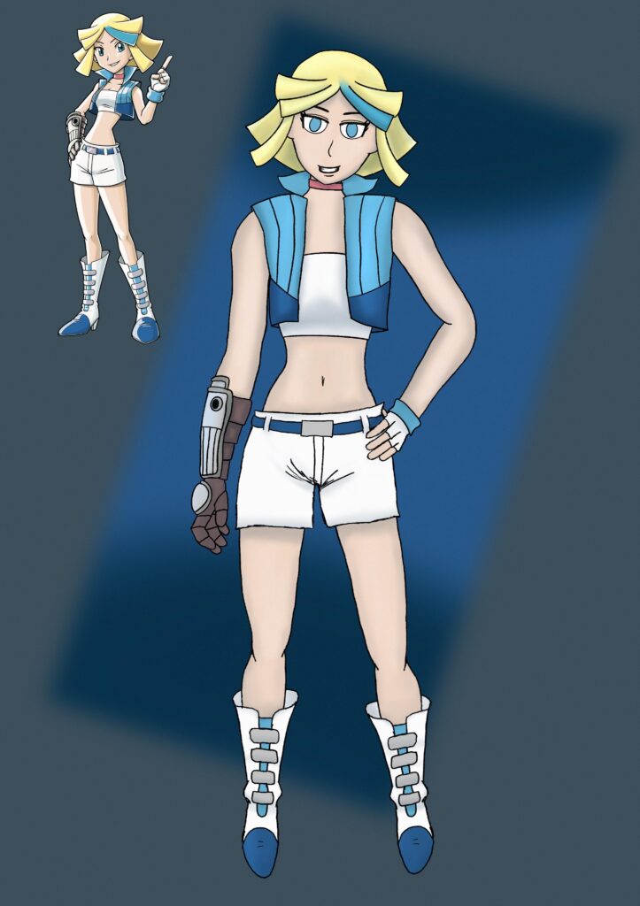 I drew Blue Eyes from Guardian Signs :)